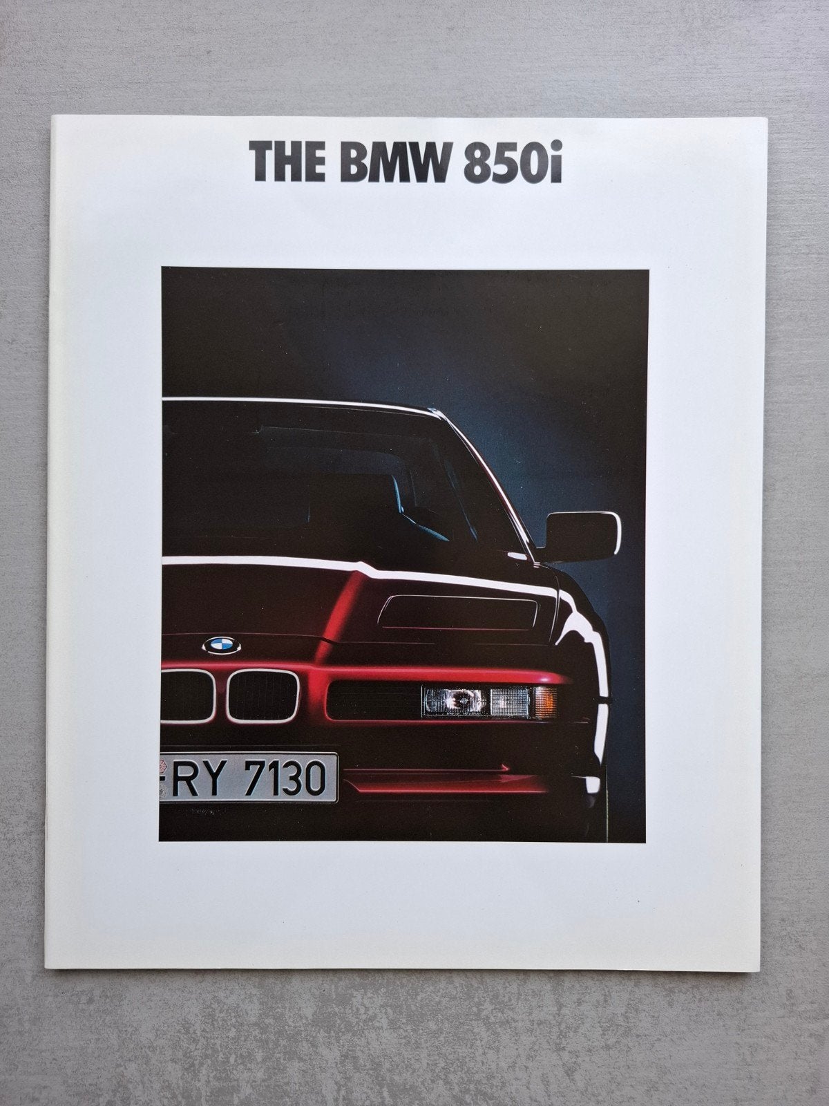 BMW 850i brochure - 1991, Ophalen of Verzenden, Zo goed als nieuw, BMW