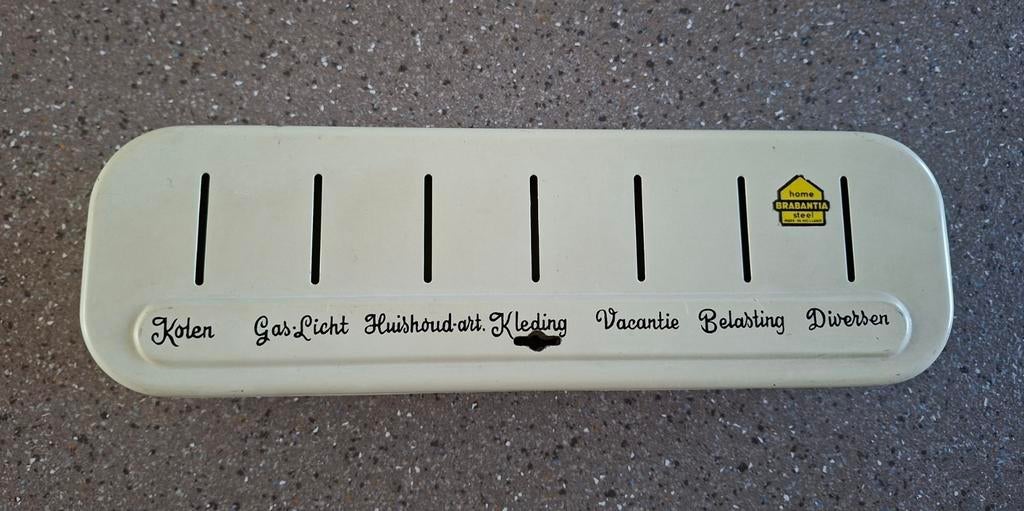Vintage Brabantia Spaarpot/Budgetplanner - Jaren '60, Ophalen of Verzenden