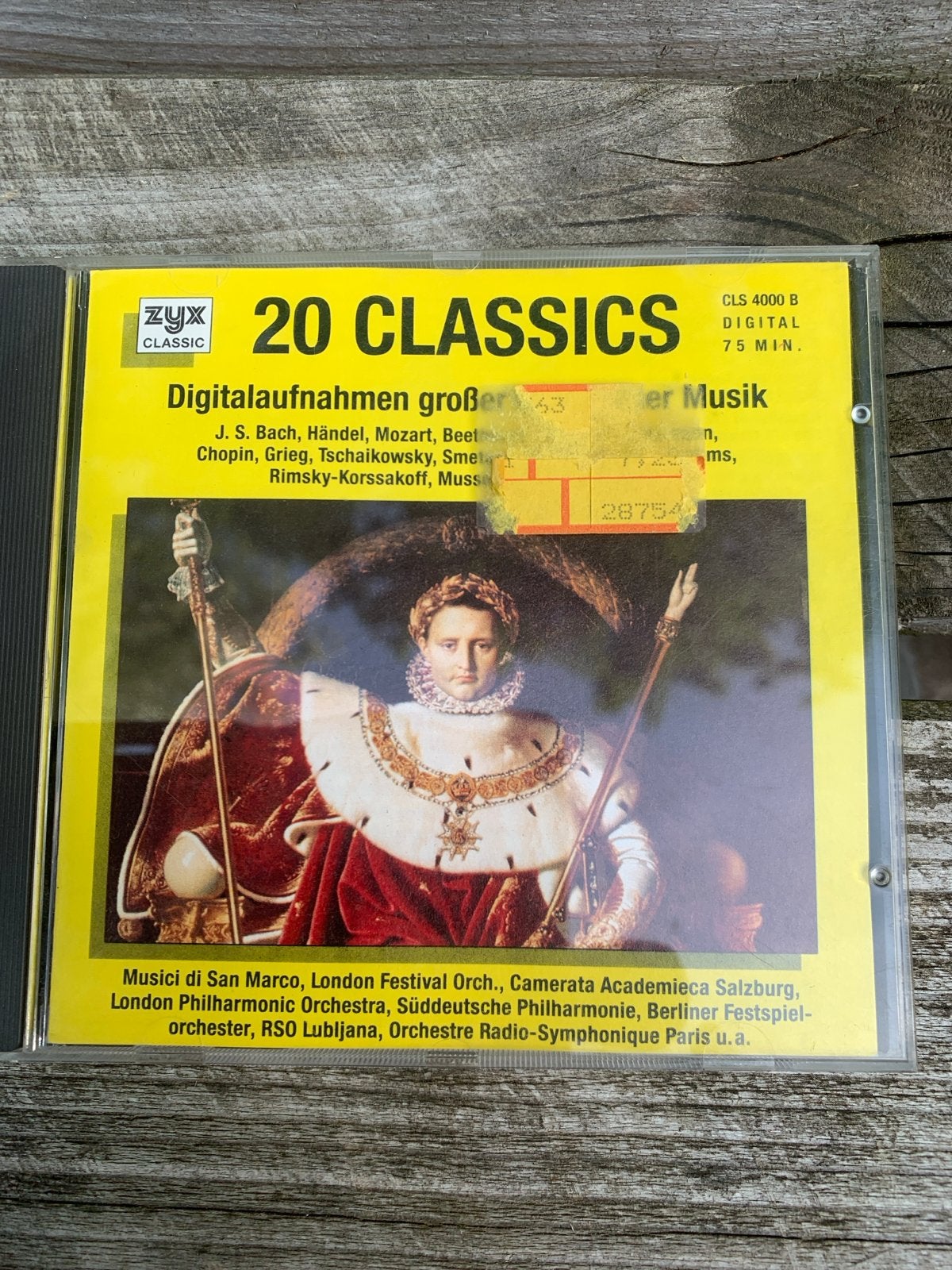 20 Classics CD - Digitale opnames van klassieke muziek, Ophalen of Verzenden, Romantiek, Zo goed als nieuw, Orkest of Ballet