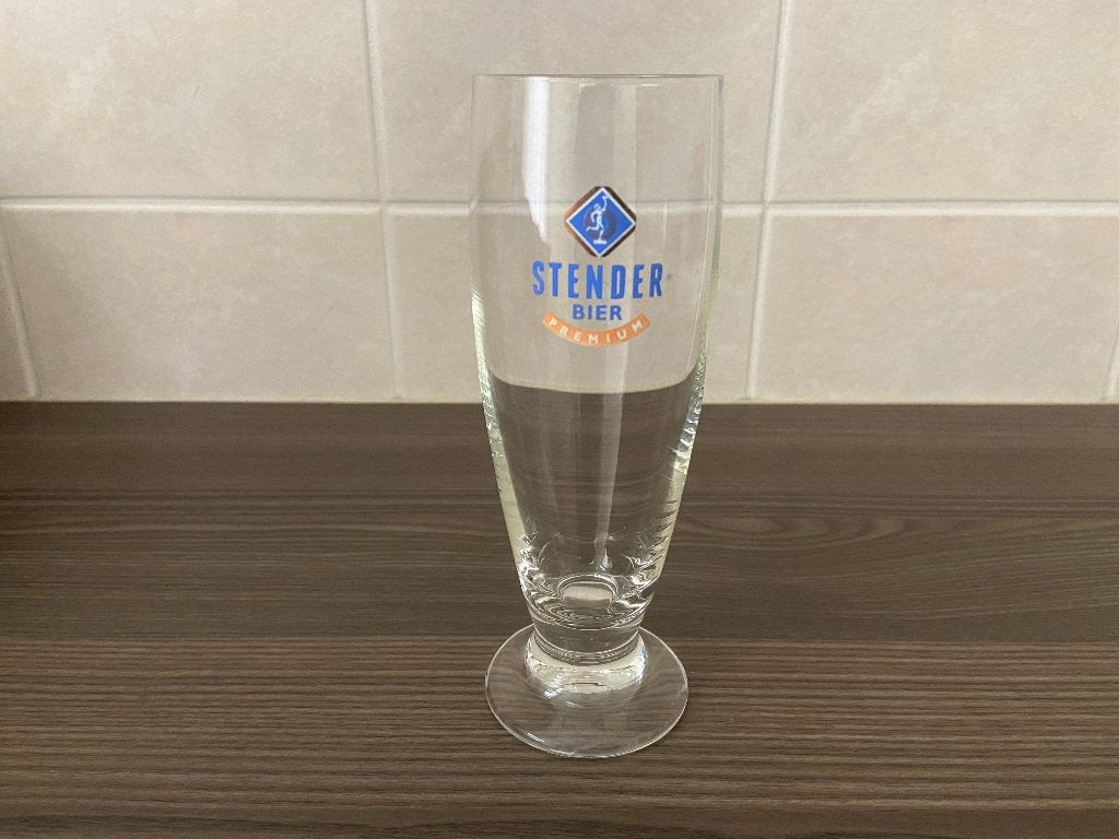 Stender bierglas, Verzamelen, Ophalen of Verzenden, Gebruikt, Glas of Glazen, Overige merken