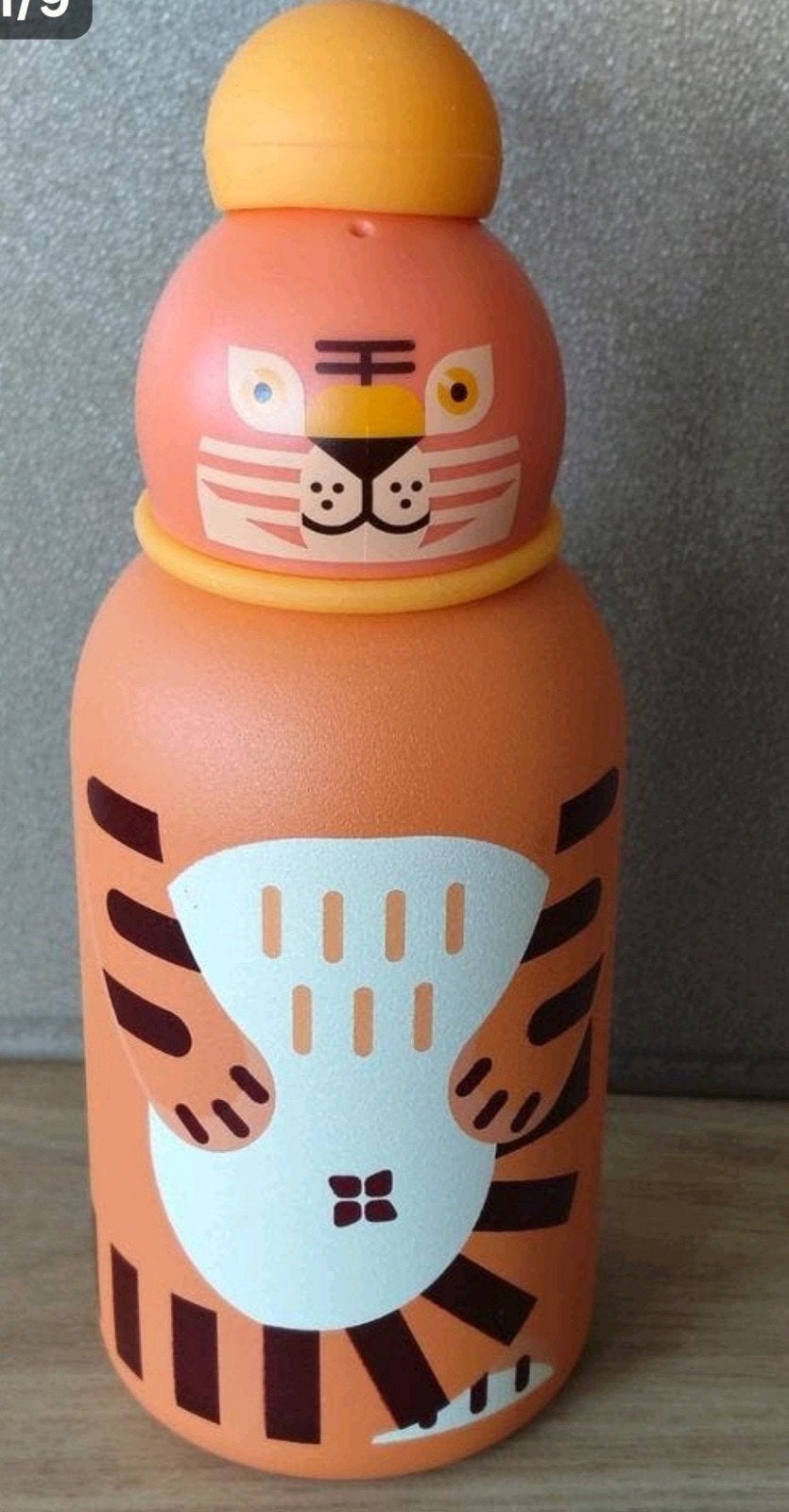 Waterdrop drinkfles tijger design, Verzenden, Zo goed als nieuw