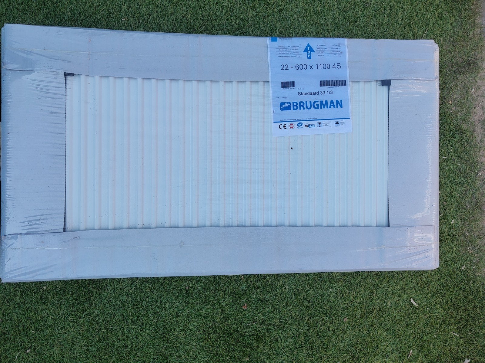 Nieuwe Brugman Radiator 600x1100mm, Doe-het-zelf en Verbouw, Verwarming en Radiatoren, Ophalen, Nieuw, Radiator, 30 tot 80 cm