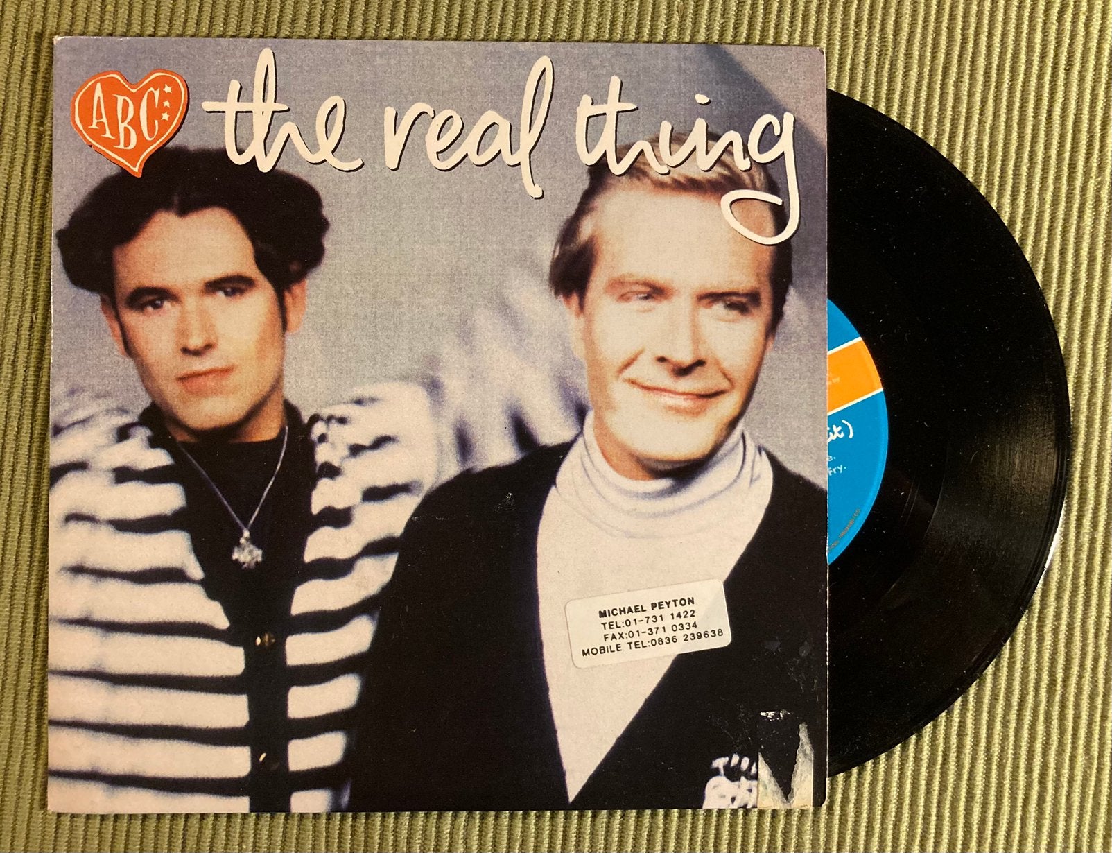 Vinyl single ABC - The real thing, 7 inch, Ophalen of Verzenden, Zo goed als nieuw, Pop