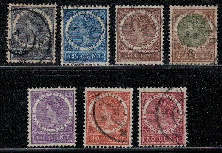 A369 Curacao 35/41 gestempeld, Verzenden, Gestempeld