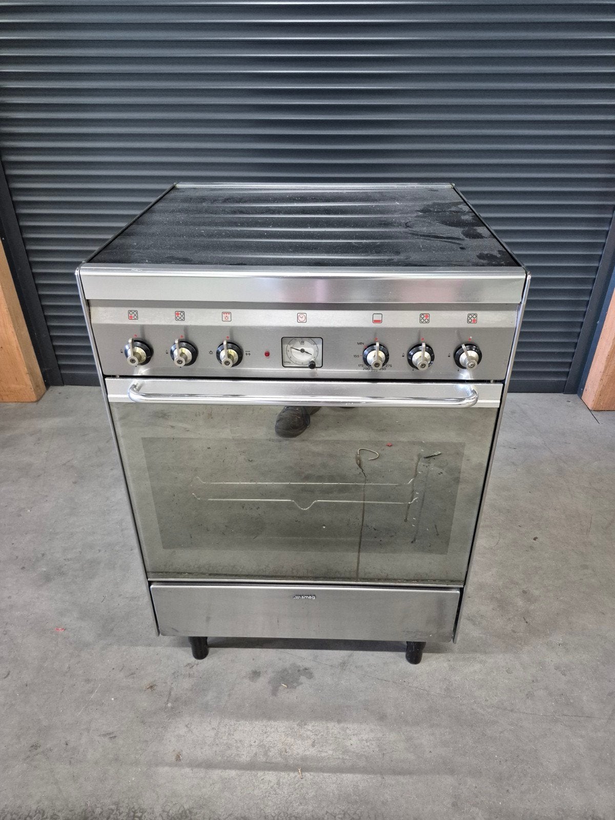 Smeg Gasfornuis met Oven - 60x58x90 cm, Witgoed en Apparatuur, Fornuizen, Ophalen, Gebruikt, Grill, 4 kookzones