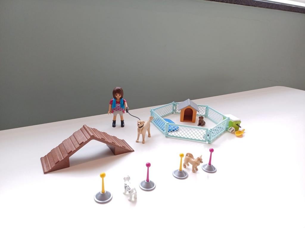 Playmobil hondentrainer set 70676, Ophalen of Verzenden, Zo goed als nieuw, Complete set