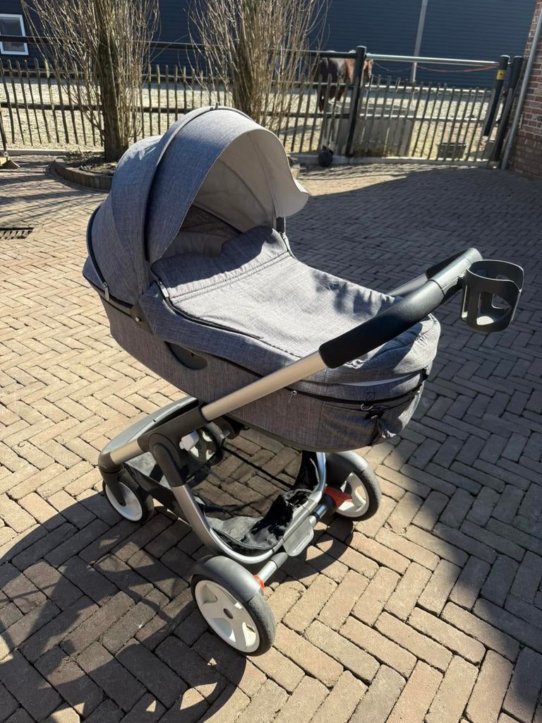 kinderwagen set stokke weg is weg, Kinderen en Baby's, Kinderwagens en Combinaties, Ophalen of Verzenden, Zo goed als nieuw, Overige merken