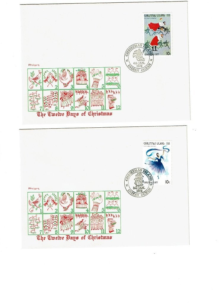 Christmus Island 12 enveloppen zie omschrijving, Postzegels en Munten, Verzenden, Envelop