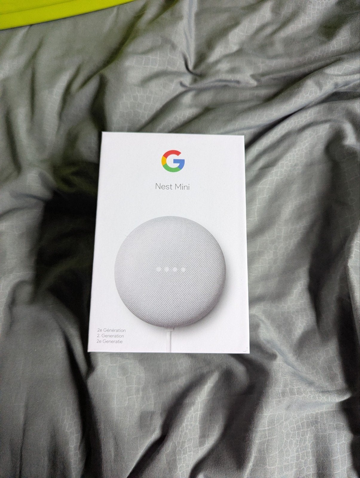 Google Nest Mini (2e generatie) - Zo goed als nieuw, Slimme speaker, Google, Ophalen of Verzenden, Zo goed als nieuw