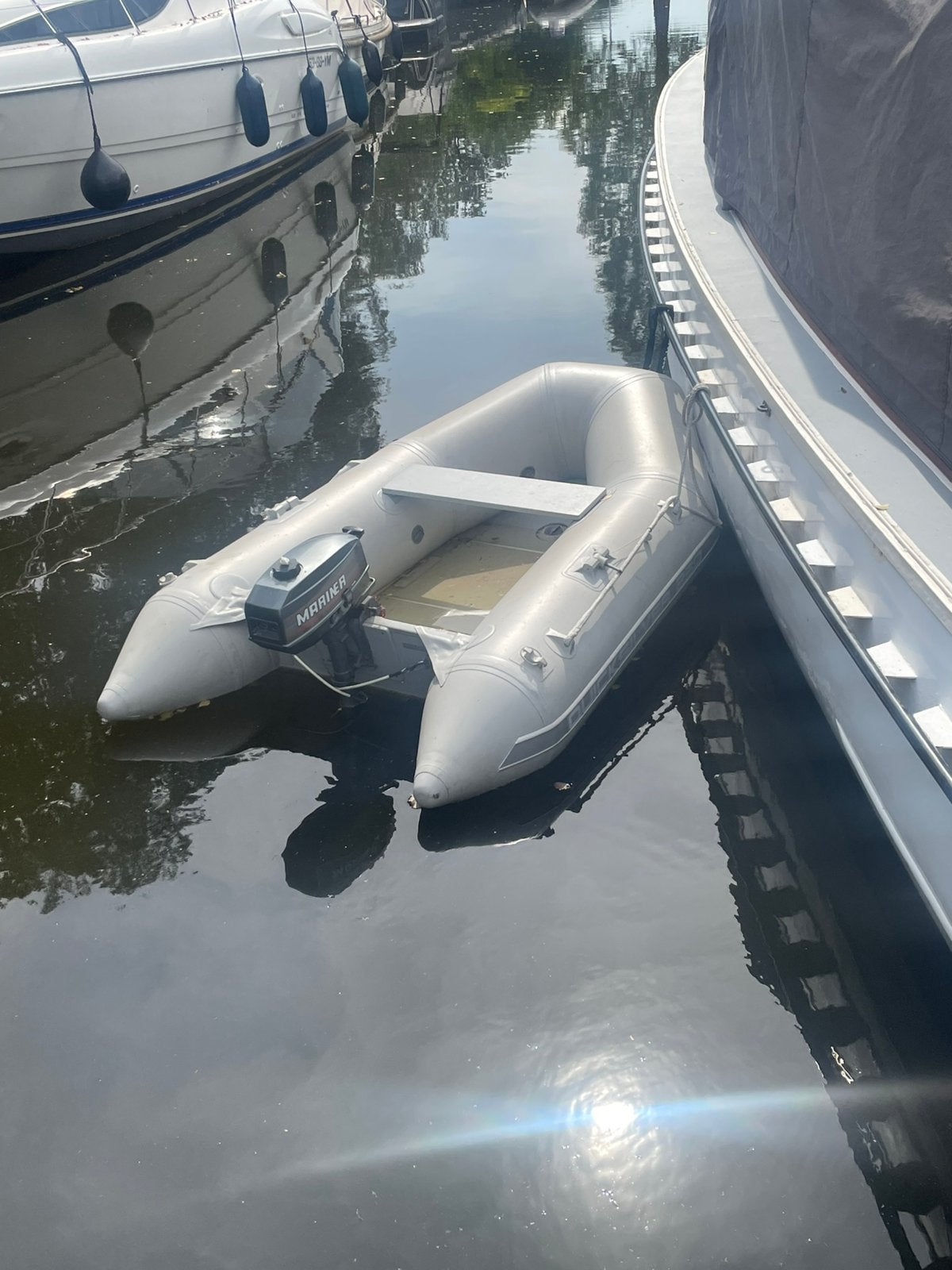 Quicksilver 230 rubberboot, Watersport en Boten, Ophalen, Buitenboordmotor, Quicksilver