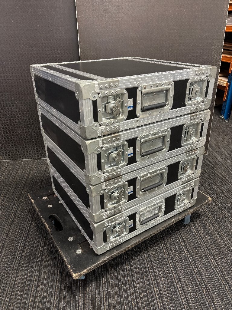 4x 3HE Rack Flightcase, Ophalen, -, -, Overige instrumenten