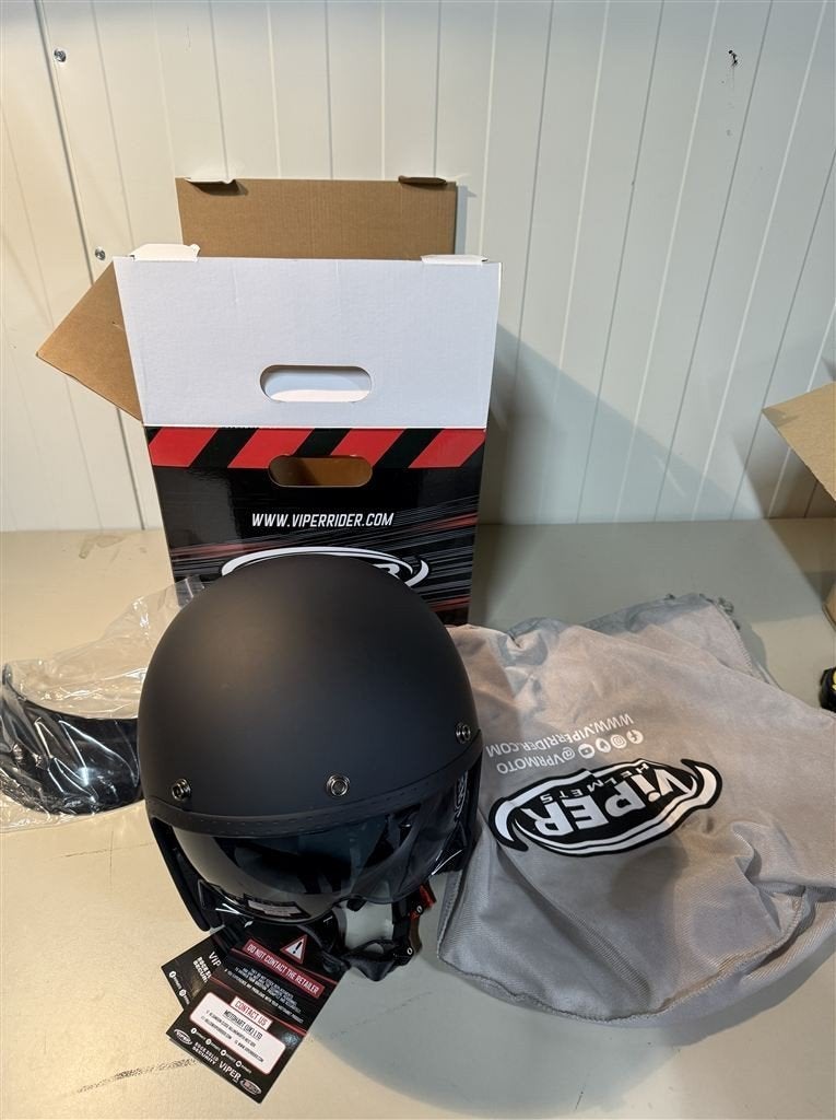 Scooter moter helm - Viper RS-V06, Fietsen en Brommers, Brommerhelmen, Ophalen of Verzenden, Nieuw, Extra large of groter