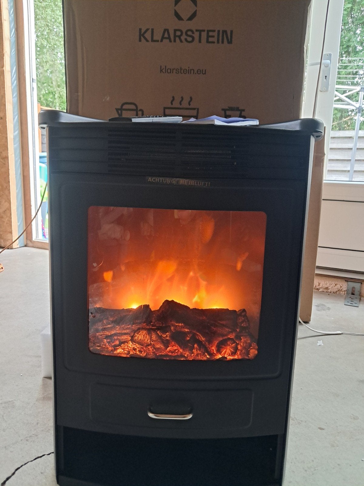 Klarstein Elektrische Haard - Sfeervol en Warm nieuw in doos, Huis en Inrichting, Ophalen of Verzenden, Nieuw, Vrijstaande haard