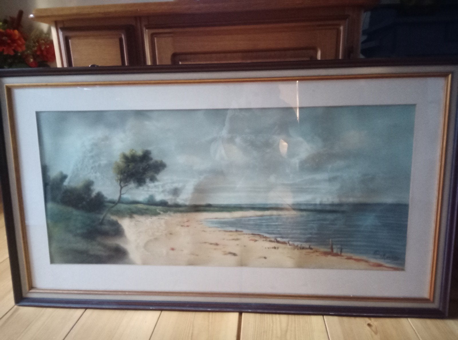 Strand tafereel schilderij van C. Meertens, Antiek en Kunst, Kunst | Schilderijen | Klassiek, Ophalen, Doek, Oud hollands, Ingelijst