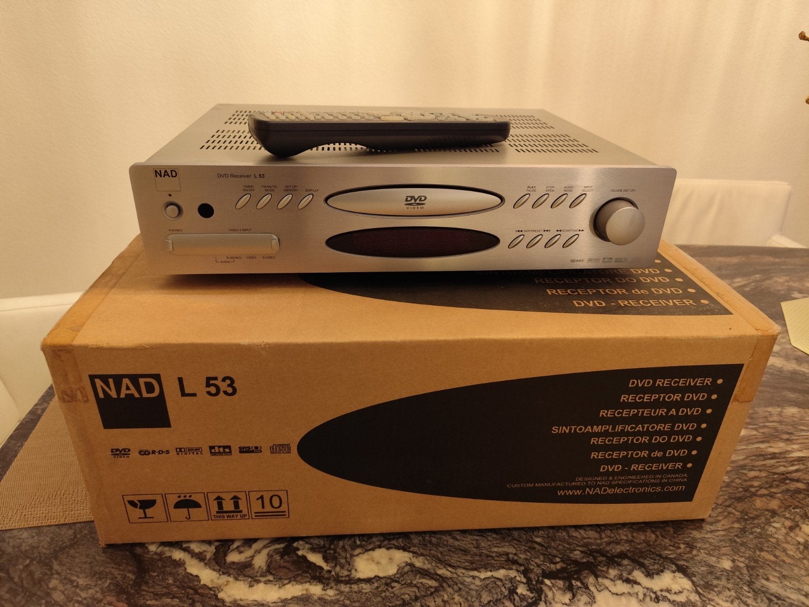 NAD L53 reciever dvd cd speler, Ophalen, Zo goed als nieuw, Overige merken