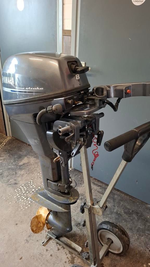 Yamaha 8pk high trust elektrisch gestart., Watersport en Boten, Buiten- en Binnenboordmotoren, Ophalen, Gebruikt, 5 tot 10 pk