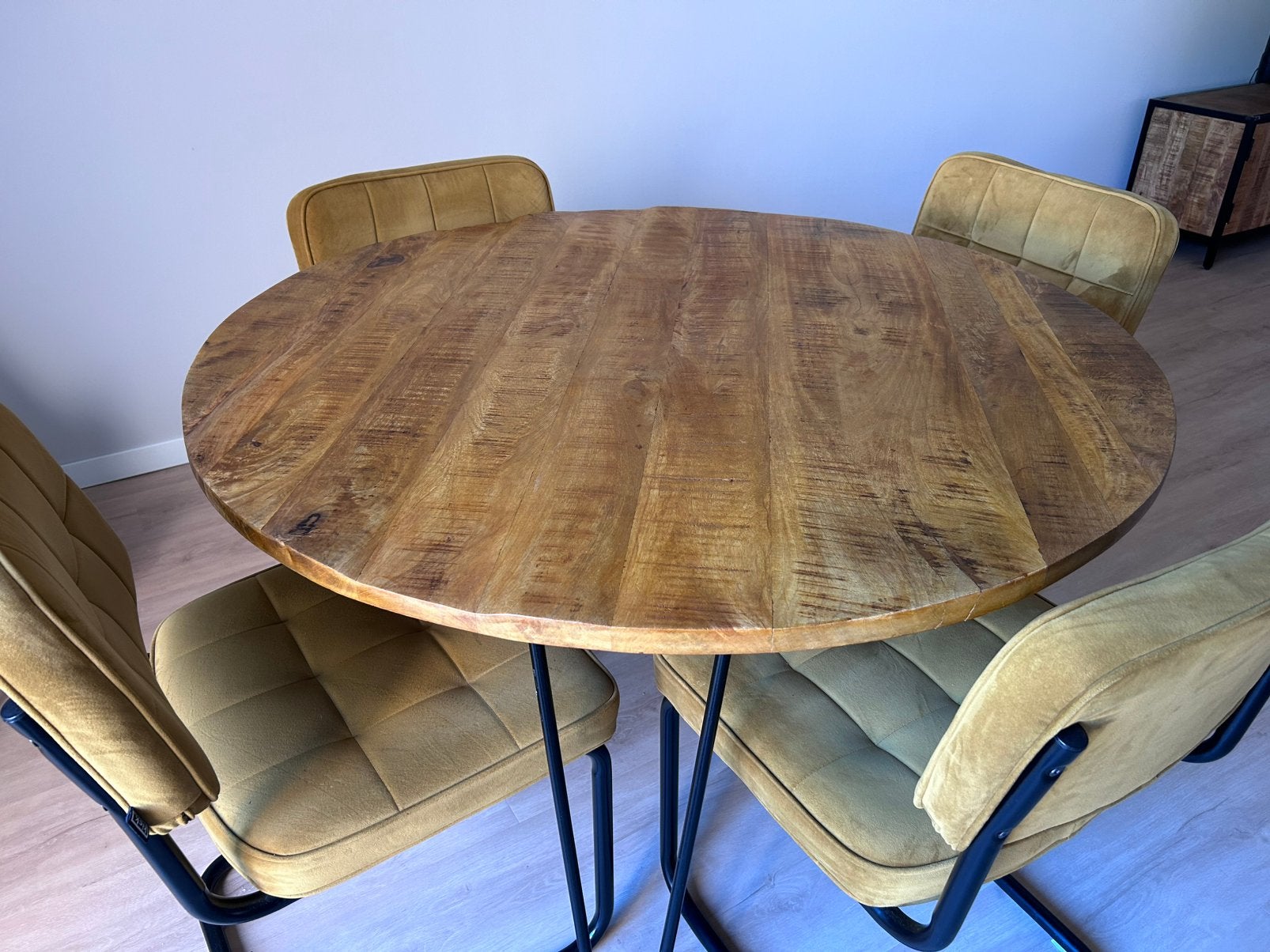 Tafel, Ophalen, Zo goed als nieuw, Rond, 100 tot 150 cm