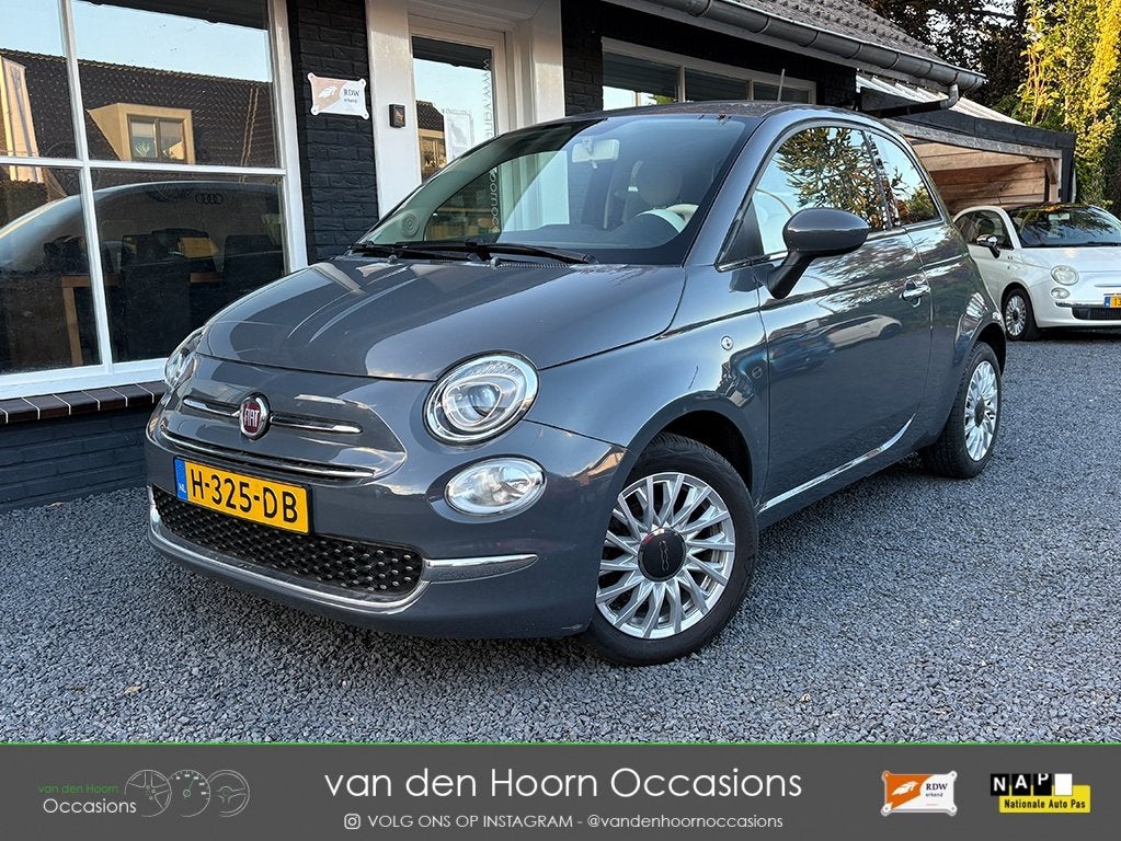 Fiat 500 1.2 AIRCO | NAVIGATIE | CRUISE | PARK.SENS | DAB, Auto's, Fiat, 4 cilinders, 4 stoelen, Lichtsensor, Origineel Nederlands
