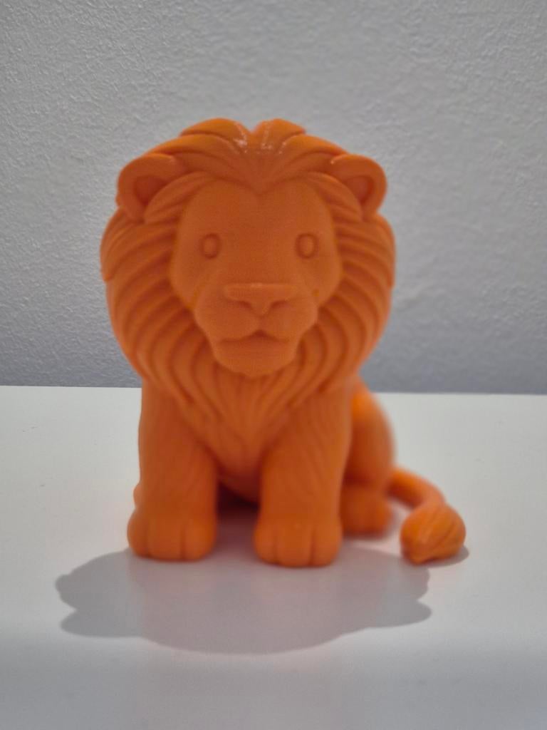 3D Geprinte Leeuw - Diverse Kleuren Mogelijk, Ophalen of Verzenden, Nieuw