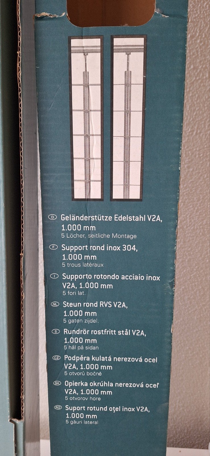 RVS Balustrade onderdelen - Nieuwstaat, Ophalen, Zo goed als nieuw