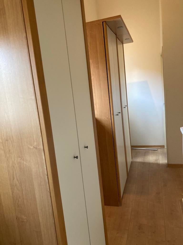 Kledingkast Ikea askedal met planken en hangruimte, Huis en Inrichting, Kasten | Kledingkasten, Gebruikt, 100 tot 150 cm, 200 cm of meer