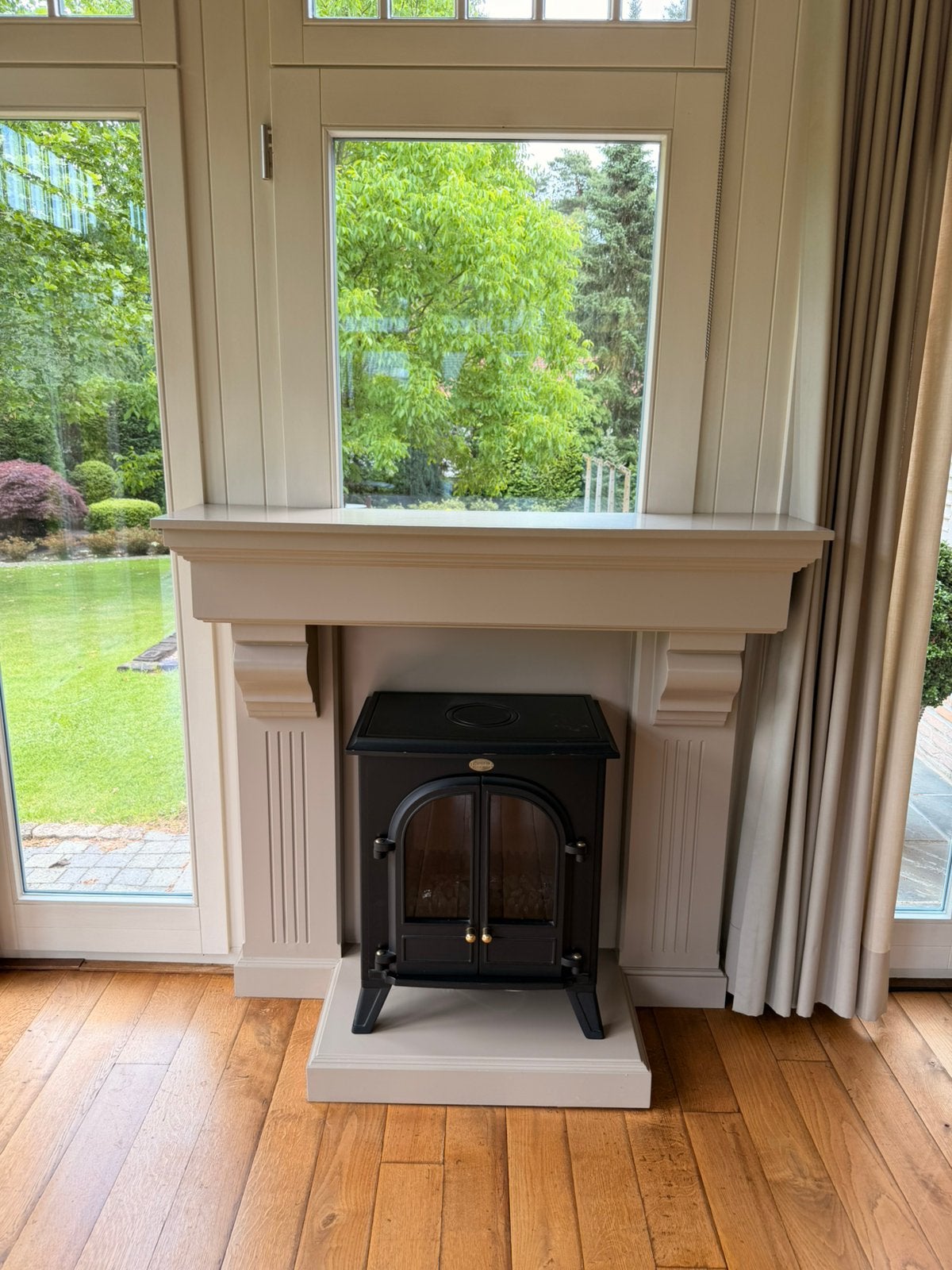 Dimplex Club Optiflame elektrische kachel – zwart, Huis en Inrichting, Haarden, Ophalen, Zo goed als nieuw, Vrijstaande haard