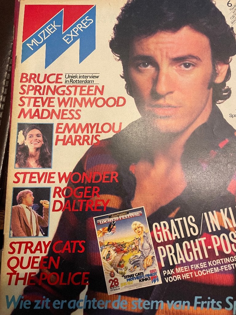 Muziek Expres juni 1981 Diana Ross middenposter, Verzamelen, Ophalen of Verzenden, 1980 tot heden, Tijdschrift