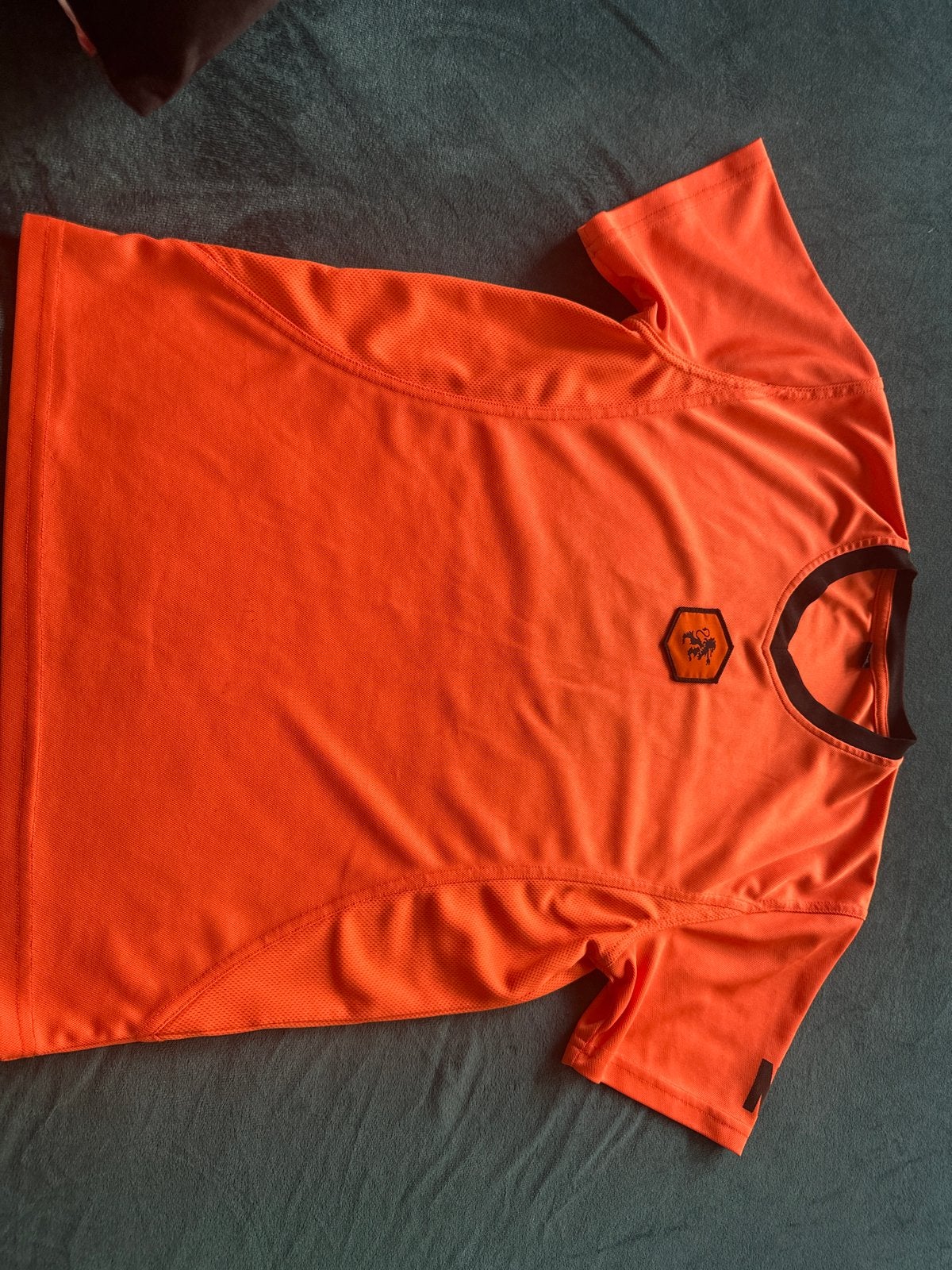 Oranje voetbalshirt maat 164, Ophalen of Verzenden, Gebruikt, Jongen of Meisje