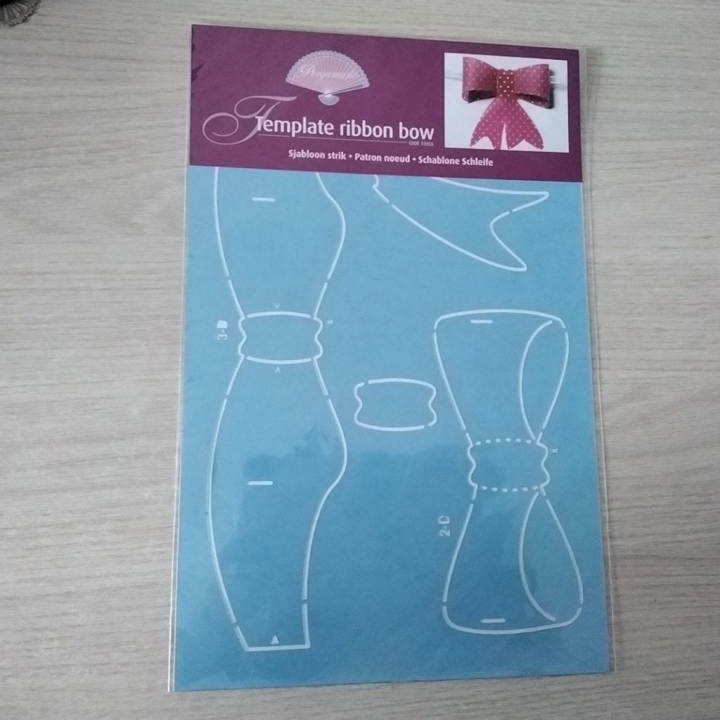 Template  ribbon bow, Ophalen of Verzenden, Nieuw, Overige thema's, Pons of Mal