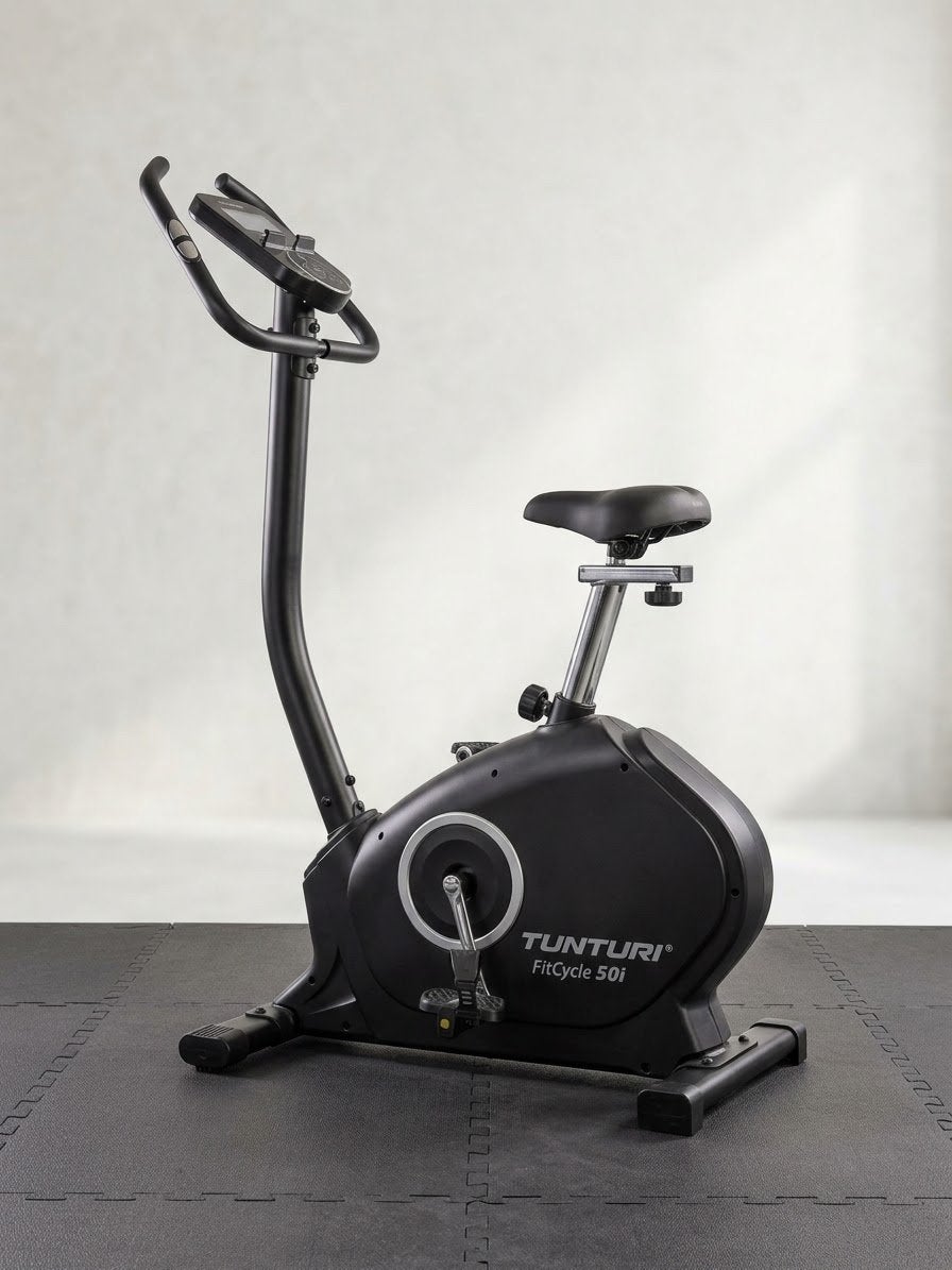 Tunturi FitCycle 50i Hometrainer (17TFCE5000) met Bluetooth, Ophalen, Zo goed als nieuw, Metaal, Benen