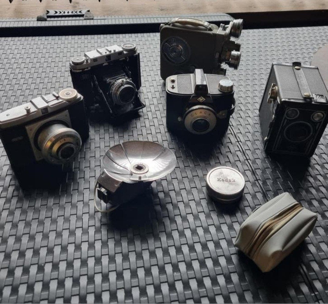 Diverse oude film/foto camera's, Ophalen of Verzenden, Compact, Overige Merken
