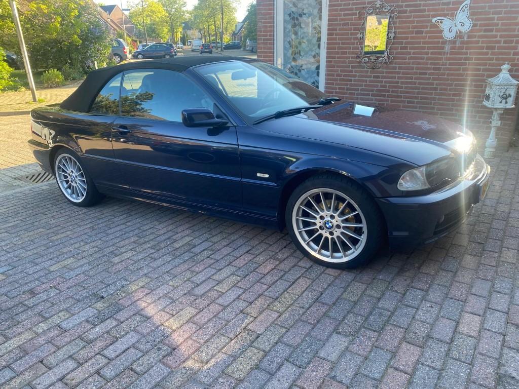 BMW 3-Serie 2.0 CI 318 Cabrio 2002 Blauw, Auto's, 13 km/l, Achterwielaandrijving, Cabriolet, Handgeschakeld