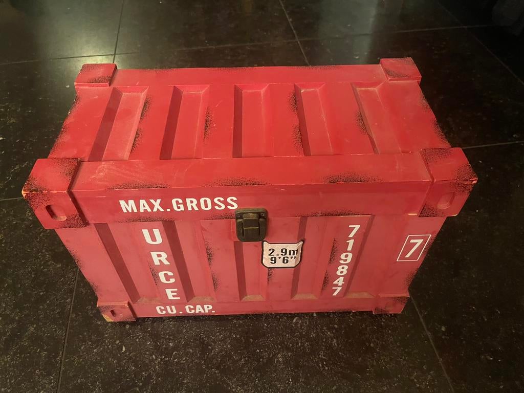 Realistische mini zee container, Ophalen of Verzenden, Zo goed als nieuw