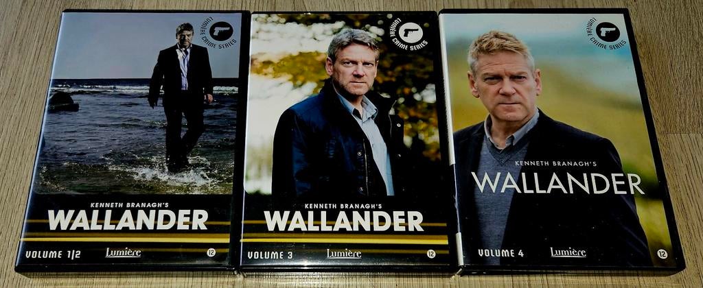 Wallander DVD boxset - Volumes 1 t/m 4 ^ 9 DVDs, Alle leeftijden, Ophalen of Verzenden, Zo goed als nieuw, Boxset