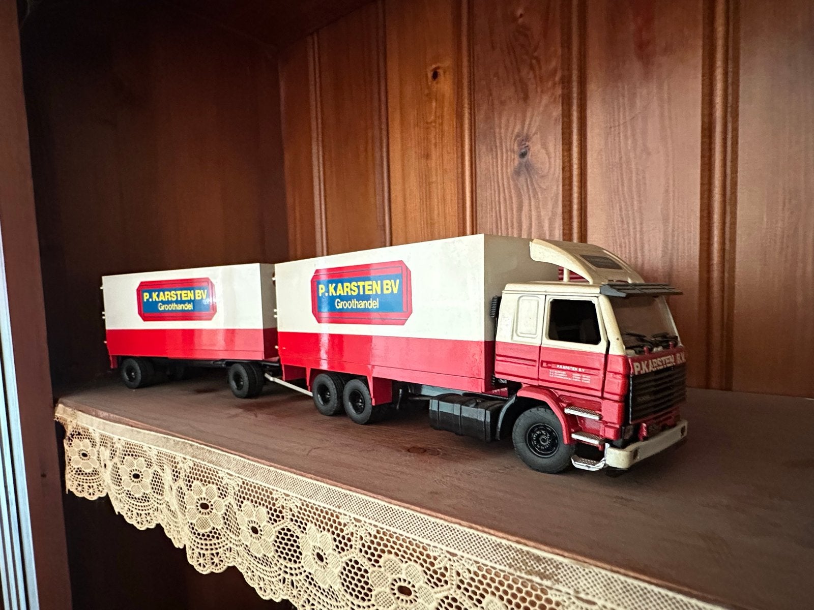 Scania P Karsten modeltruck, Overige merken, Gebruikt, 1:32 tot 1:50, Ophalen of Verzenden