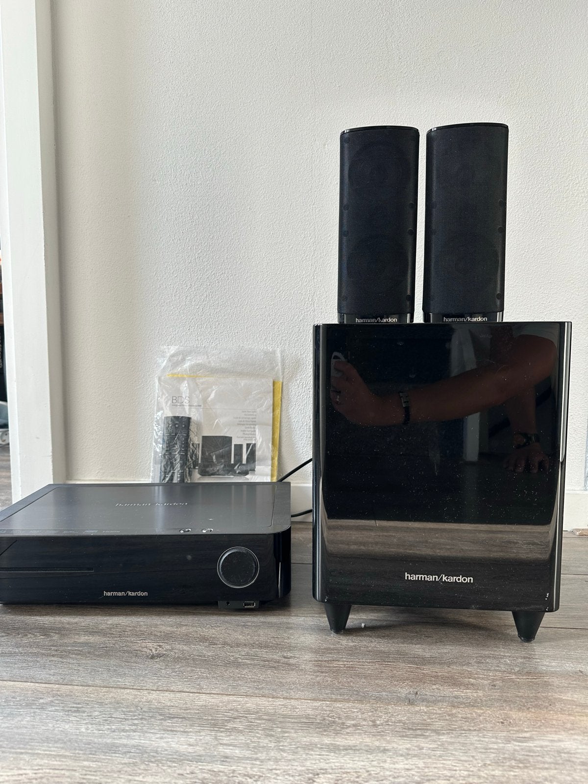 Harman Kardon HKTS210SUB/230 2.1 Home Cinema Systeem, Gebruikt, 2.1-systeem, 70 watt of meer, Overige spelers