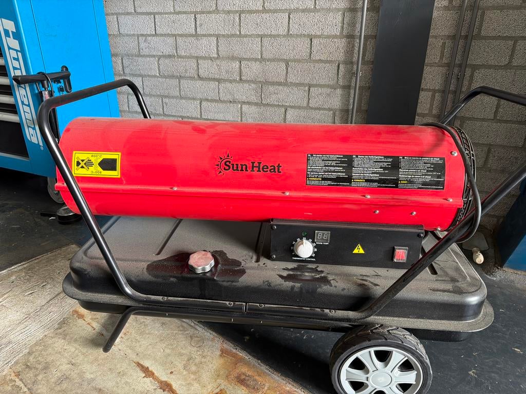 SunHeat Heteluchtkanon HK50M - Zo goed als nieuw, Doe-het-zelf en Verbouw, Verwarming en Radiatoren, 30 tot 80 cm, Kachel, Ophalen of Verzenden