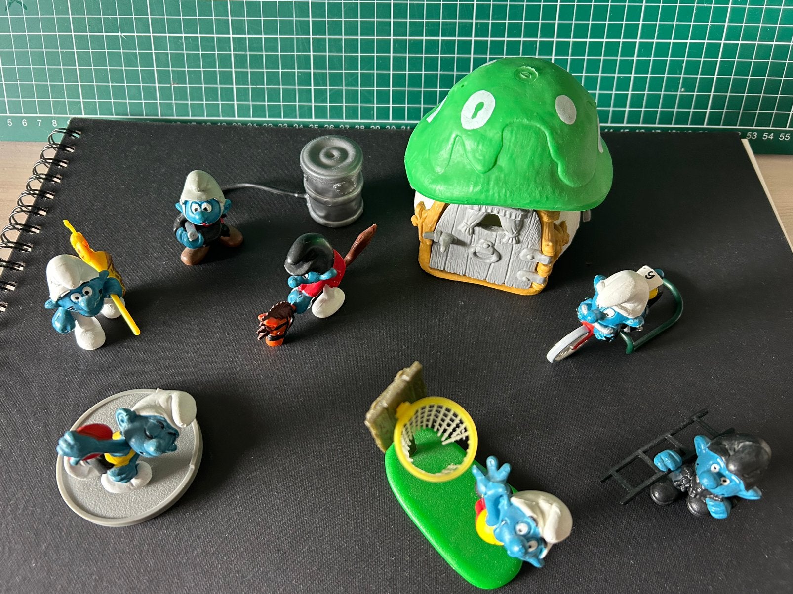 VINTAGE SMURFENVERZAMELING, Ophalen of Verzenden, Zo goed als nieuw