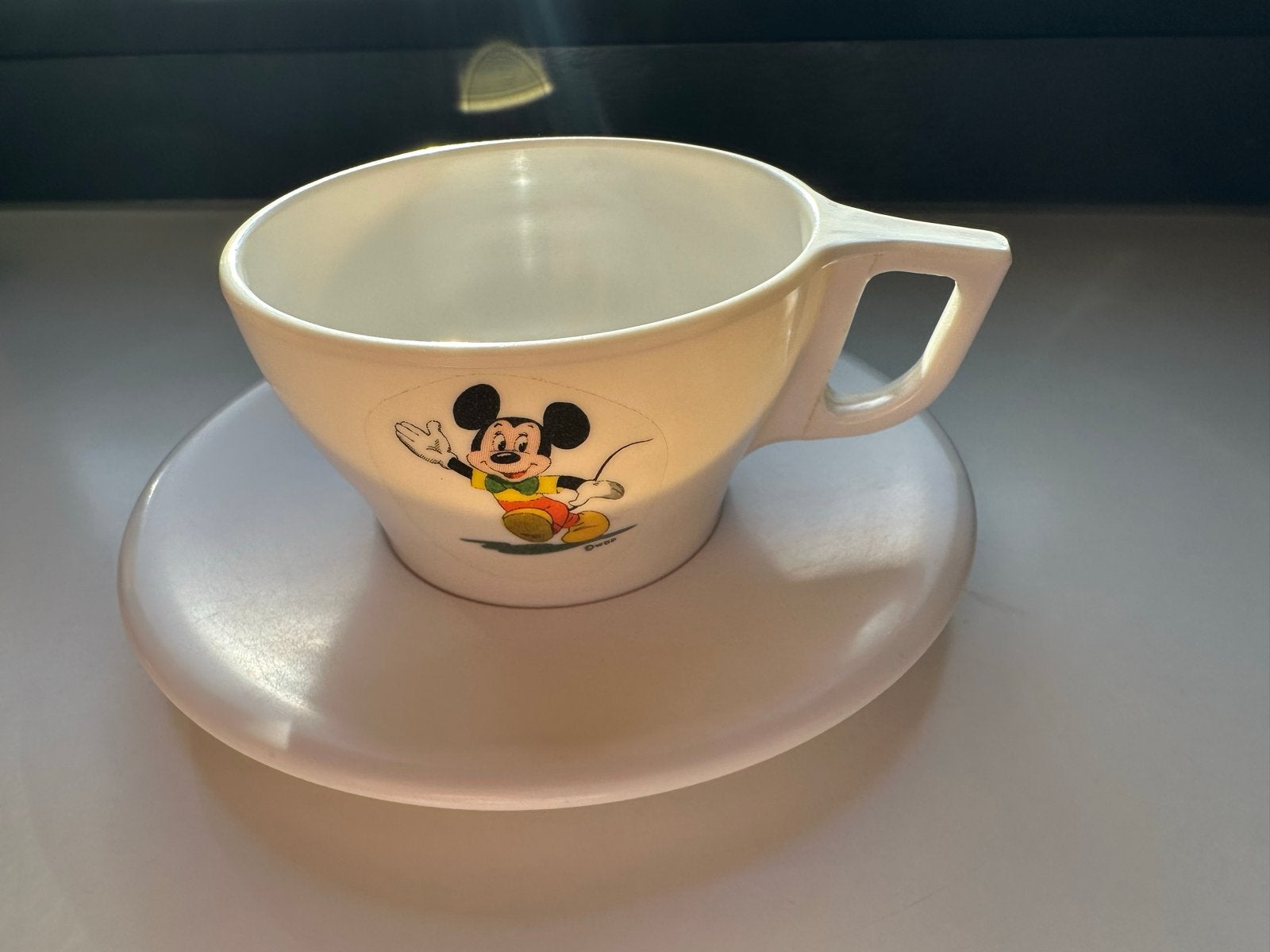 Vintage Disney Servies Set - te leuk !!, Kunststof, Gebruikt, Overige merken, Vintage