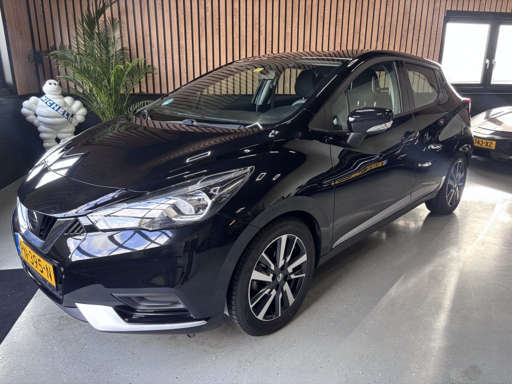 Nissan Micra 1.5 dCi Acenta Navi | CAMERA |, Gebruikt, Euro 6, 96 €/maand, Zwart