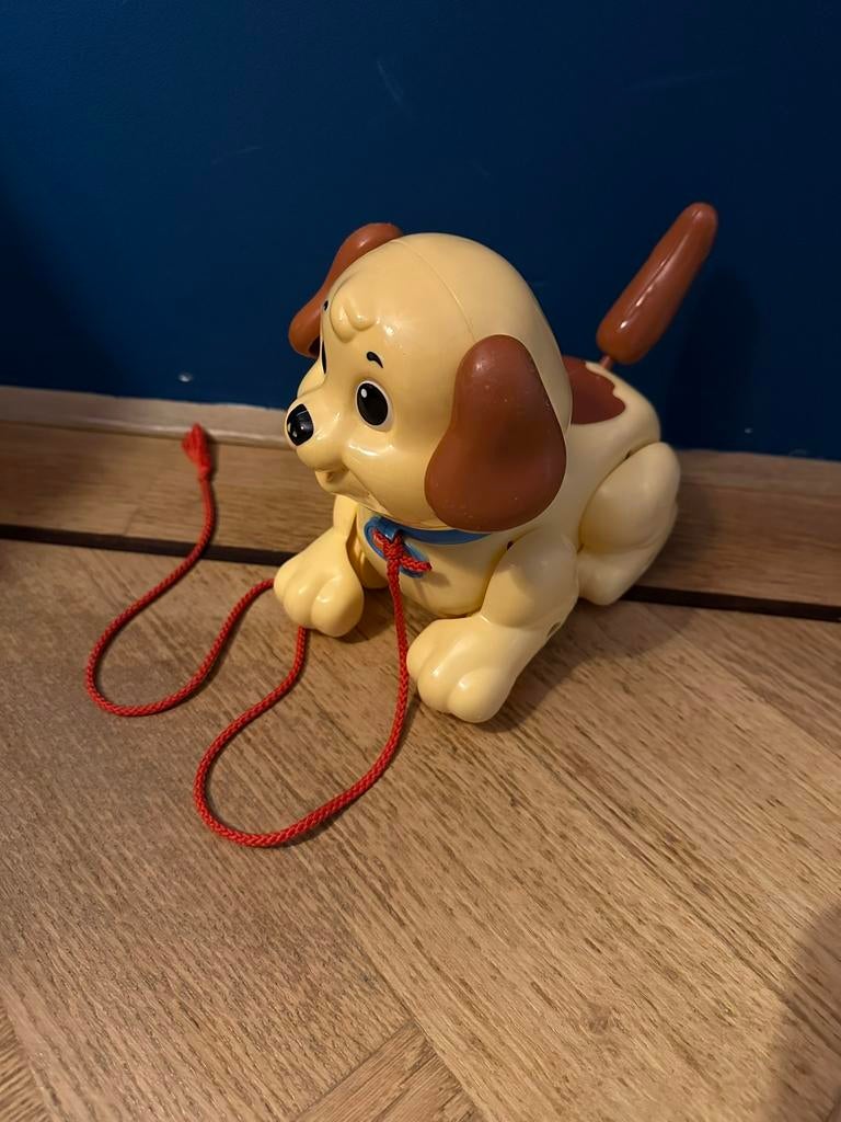 Fisher Price trekhondje Snoopy, Ophalen of Verzenden, Zo goed als nieuw, Duw- of Trekspeelgoed