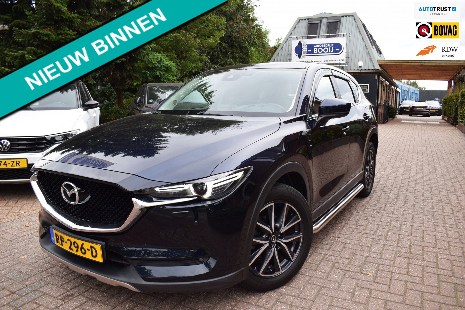 Mazda CX-5 2.0 SkyActiv-G 165 Business Comfort AUTOM//NAVI/C, Auto's, 1998 cc, Gebruikt, 2000 kg, Blauw