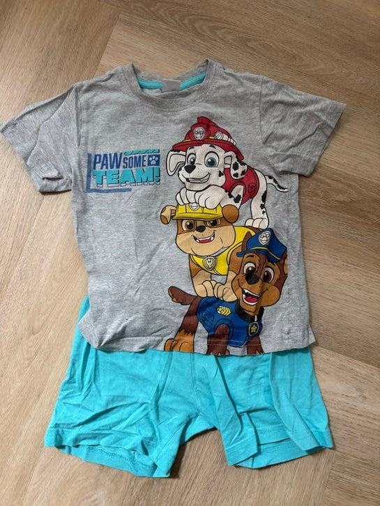 Paw Patrol T-shirt en korte broek set maat 98-104 (2-4 jaar), Ophalen of Verzenden, Jongen
