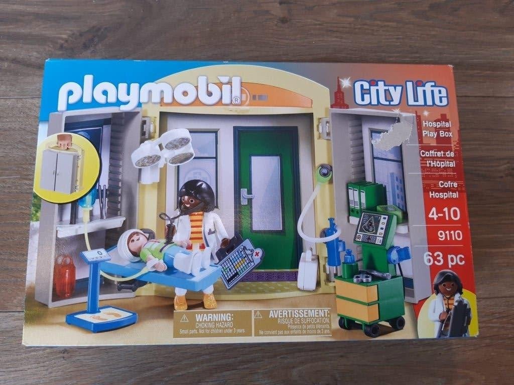 Playmobil Mini Ziekenhuis (9110) - Handig voor Onderweg!, Kinderen en Baby's, Speelgoed | Playmobil, Ophalen of Verzenden, Nieuw
