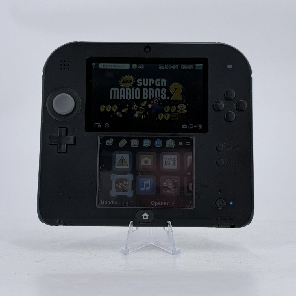 Nintendo 2DS - Blauw | Incl. New Super Mario Bros. 2, Spelcomputers en Games, Spelcomputers | Nintendo 2DS en 3DS, Nintendo, Gebruikt