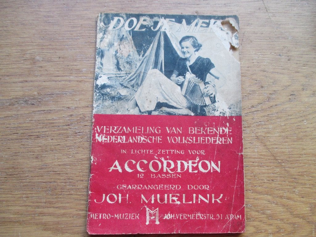 DOE JE MEE ? -BUNDEL 1 - VOOR ACCORDEON, Keyboard, Gebruikt, Ophalen of Verzenden, Artiest of Componist