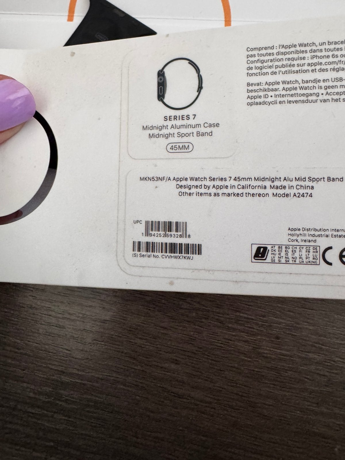 Apple watch 6 44 mm, Ophalen, Gebruikt, Zwart, IOS