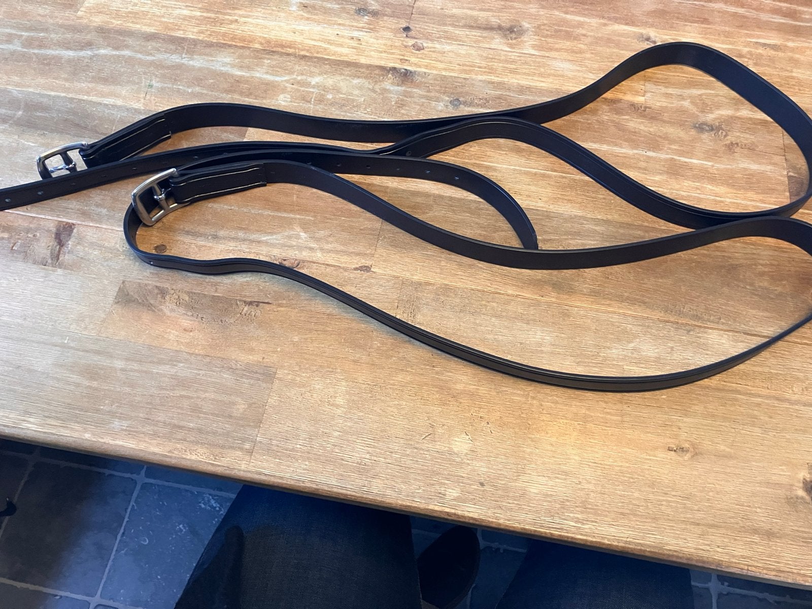 Dressuur beugel riemen Kavallade, Ophalen of Verzenden, Zwart, Zo goed als nieuw, Dressuur