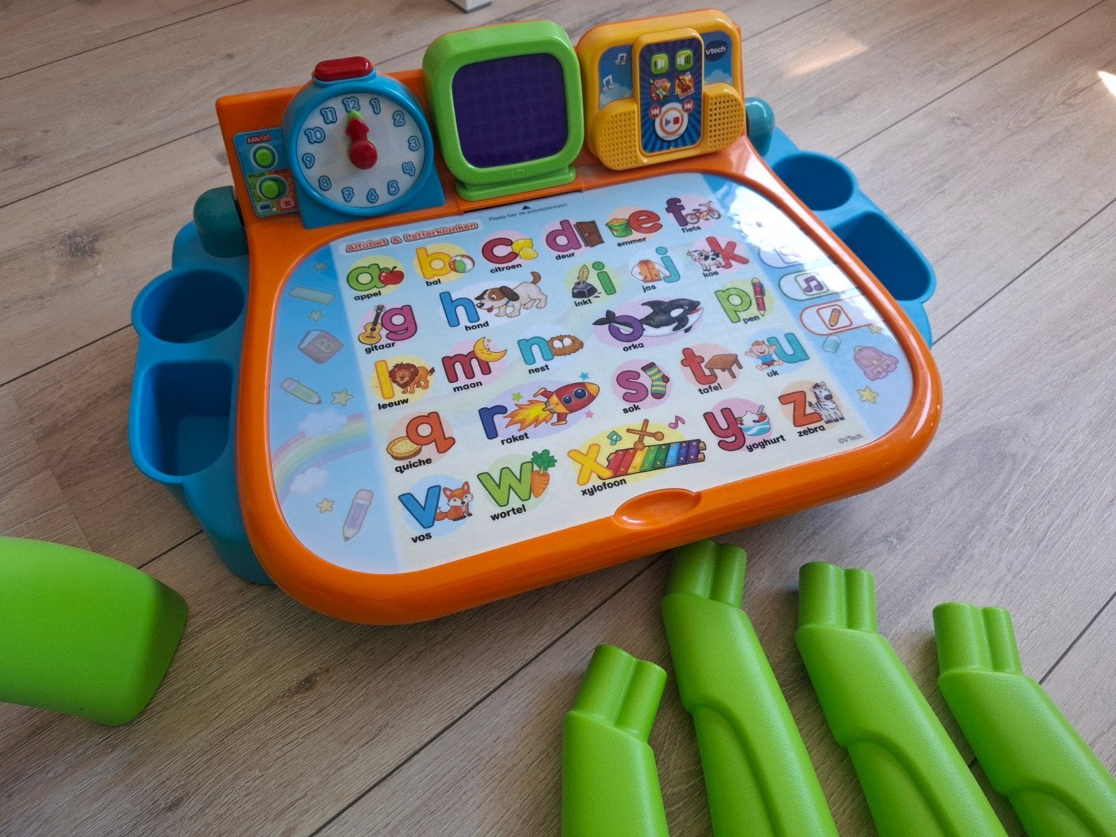 VTech Magisch Speel- en Leerbord met 4 kaarten, Kinderen en Baby's, Speelgoed | Educatief en Creatief, Ophalen, Gebruikt, Taal en Lezen