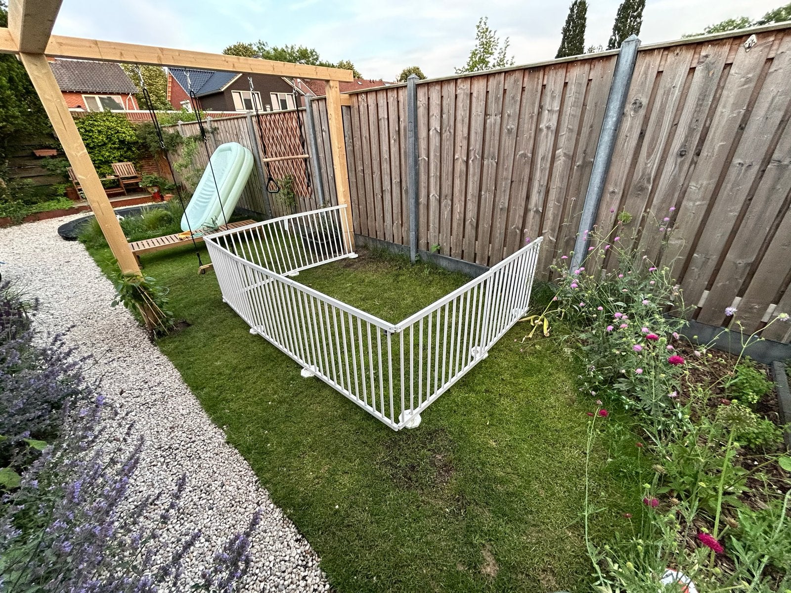 Grondbox wit 9,15 meter (10 Panelen), Ophalen, Gebruikt, Overige vormen